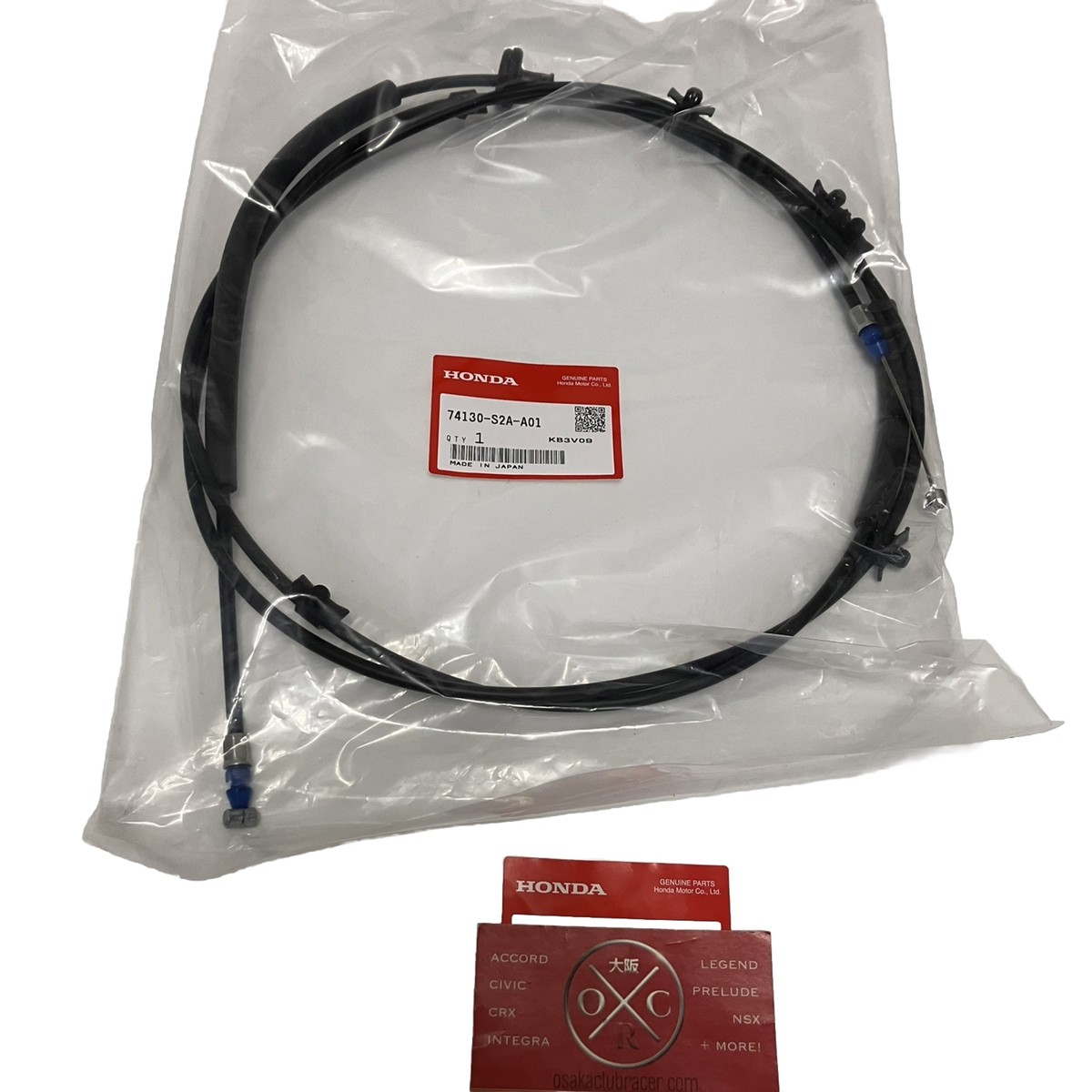 Genuine OEM 2000-2009 Honda S2000 Hood Open Release Cable AP1 AP2