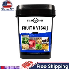 Fruit & Veggie Mix Real Non-Perishable Freeze-Dried Emergency Supply Food NEW US