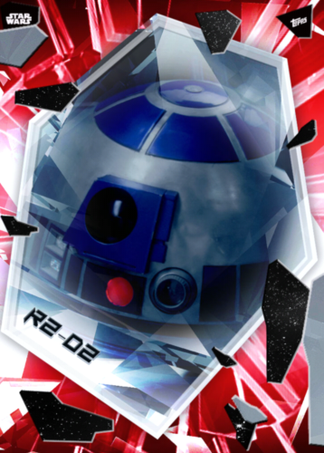 R2-D2 Fractured Red super rare (cc#255) Topps Star Wars Trader digital - Picture 1 of 6