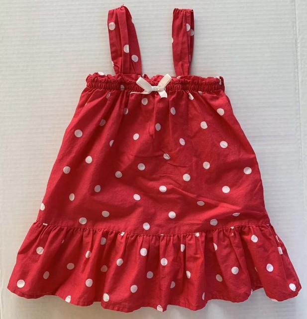H&M Baby Girls Dress 1218 Months Polka Dot Pink & White Toddler eBay