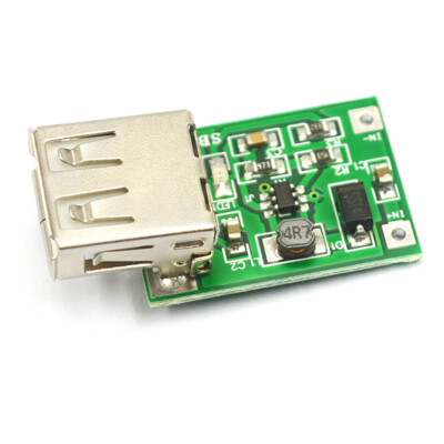Dc-dc Adjustable USB boost module board 0.9V to 5V up 5V DC stable output 600MA