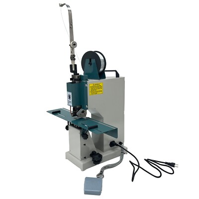110V Electric Flat Stapler Rapid Stapler Binder Book Stapler Machine w/ Pedal