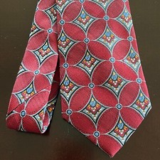 Jos.A.Bank Signature Gold - Silk Necktie Designer Geometric Tie