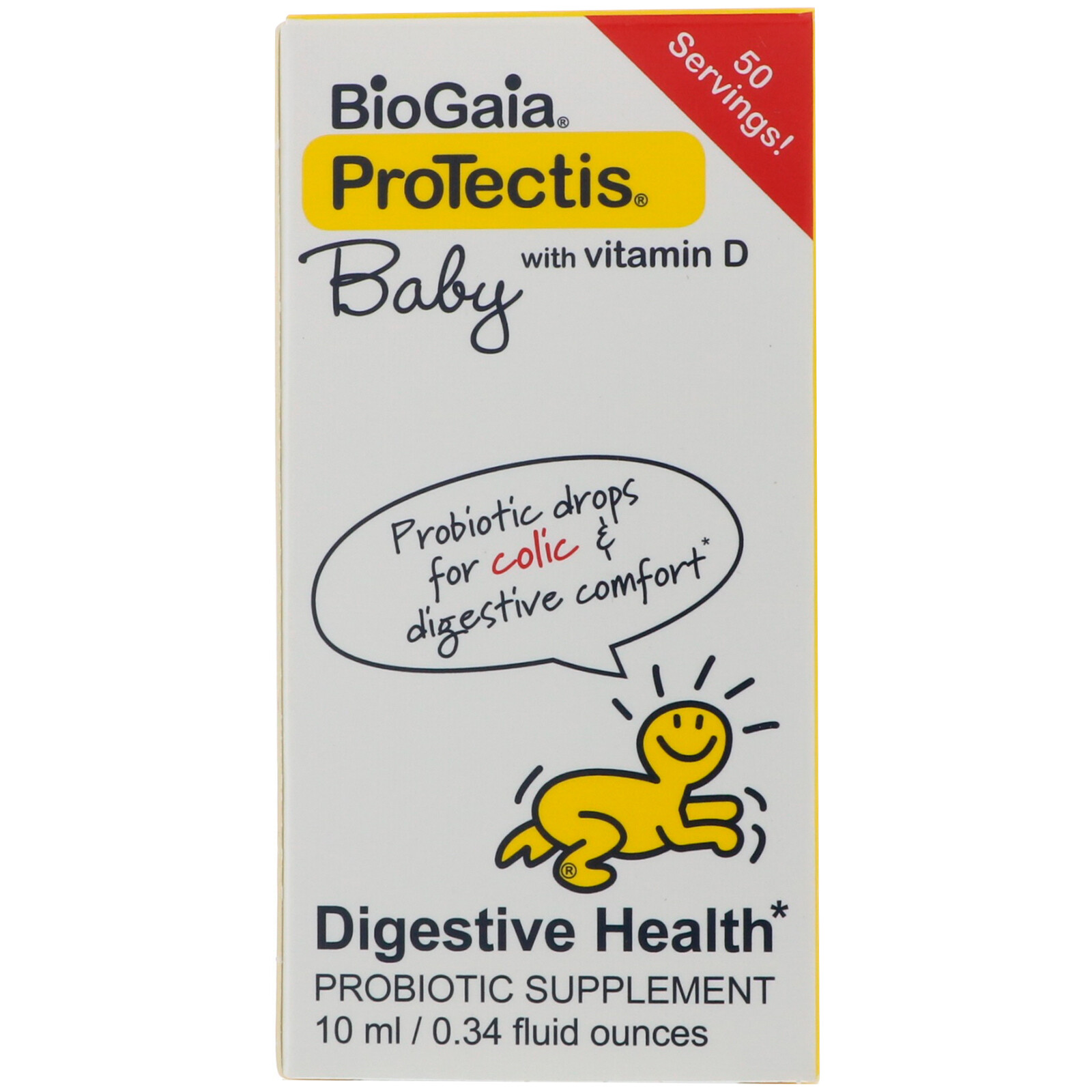 BioGaia (2 Pack), ProTectis, Baby, с витамином D, для здоровья пищеварения, пробиотик