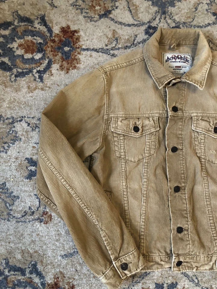 Chaqueta de pana vintage Abercrombie Kids XL juvenil Y2K niñas Foto 3 de 4