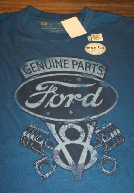 VINTAGE STYLE GENUINE FORD PARTS Truck Car Classic V8 Logo T-Shirt 