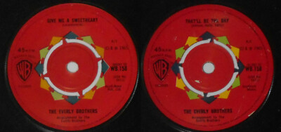 Everly Brothers - Give Me a Sweetheart/That'll Be the Day  - U.K. 7'' vinyl