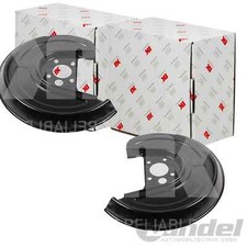 2X NK SPRITZBLECHE BREMSSCHEIBEN HINTEN PASSEND FÜR AUDI A3 TT SEAT LEON TOLEDO