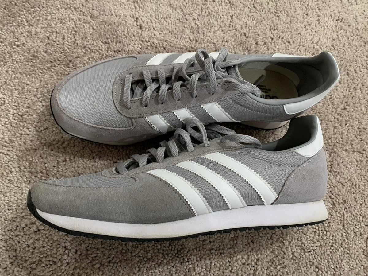 Vintage Adidas Boston Gray Retro Athletic Sneakers Shoes Mens Size