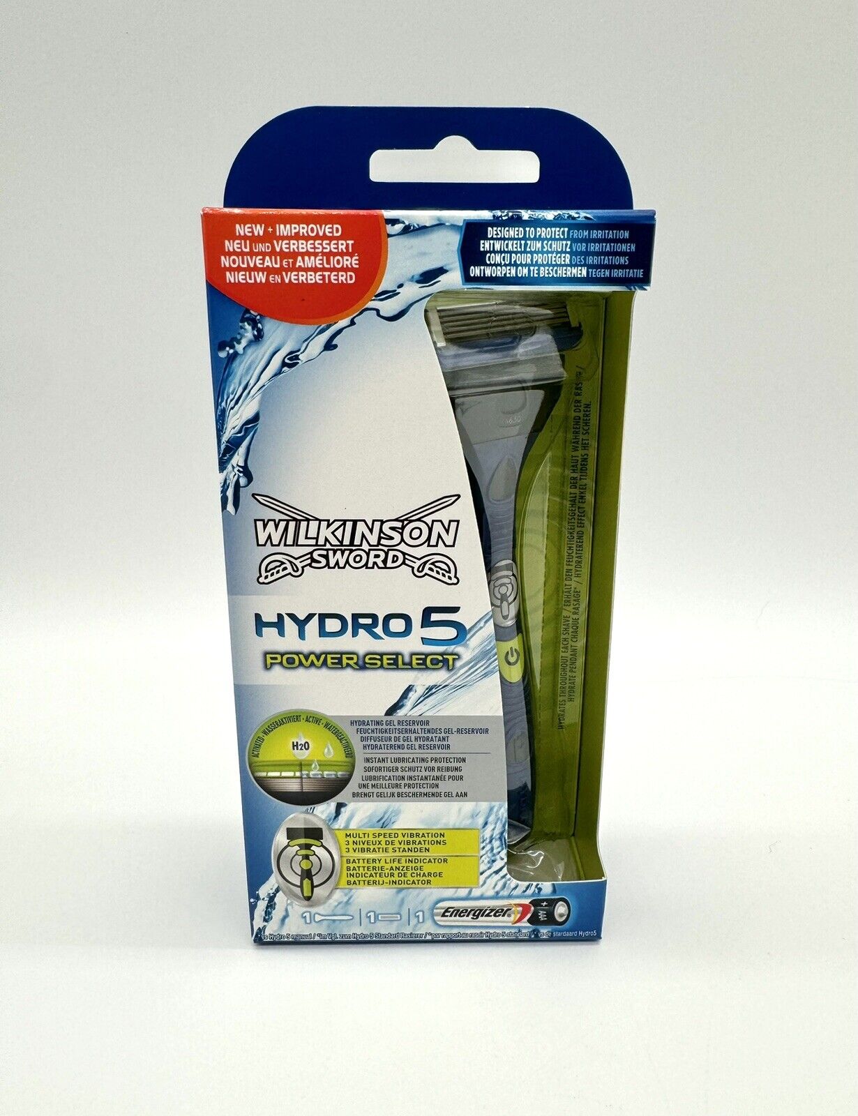 Wilkinson Sword Hydro 5 Power Select Herren Rasierer mit 1 Rasierklinge NEU OVP