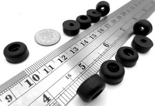 1/8" Screw Hole Rubber Bumper Foot Stand Pad Screw in 1/8" Hole, Has 1/2" Pad