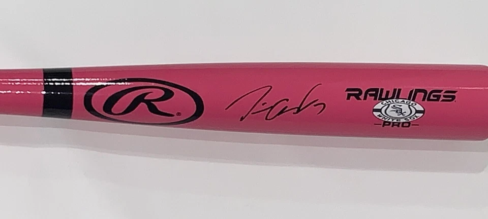 TIM ANDERSON SIGNED FULL SIZE PINK BAT CHICAGO WHITE SOX JSA COA - Image 2 of 2