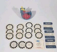 Vtg 3D Transparent View Master Mickey Mouse Little Mermaid Dinosaurs Lot