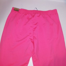 Victoria Secret PINK Track Pants Medium Pink White Athletic Zip Ankles New