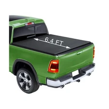 PENSUN 6.4Ft Soft Quad-Fold Truck Bed Tonneau Cover for 2002-2025 Dodge Ram 1...