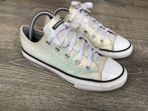White Glitter Junior Girls Size 