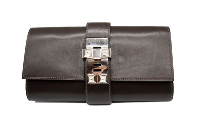 ? % Authentic Hermès Chocolate Collier De Chien Hermes Collier de Chien bracelet Dark Chocolate Brown w  main image 2