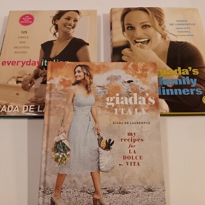 LOT of 3 Cook Books  by Giada De Laurentiis - Italian Dishes