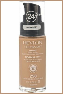 Revlon Colorstay Makeup - 24 hrs wear - Pump Spender - 250 Fresh Beige - 30ml