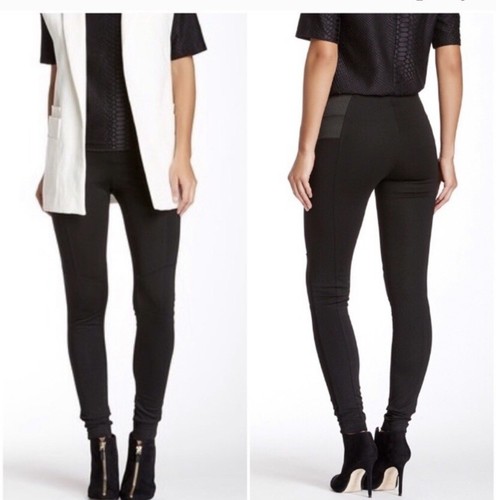 The Kloth Black Moto Leggings M 