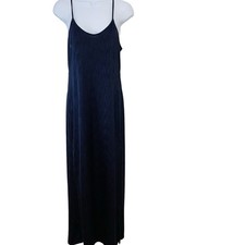 Intimately Maxi Slip Dress Small Dark Blue Whimsygoth Fairy  Stretch   Fairy