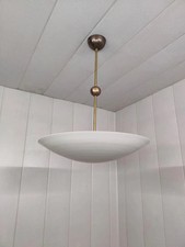 6-Light Mid Century Modern Raw Brass Sputnik Chandelier Flush Mount Pendant Lamp