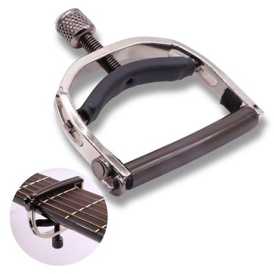 Paige 6~String Guitar Capo, Nickel, Adjustable Tension, Thin Design