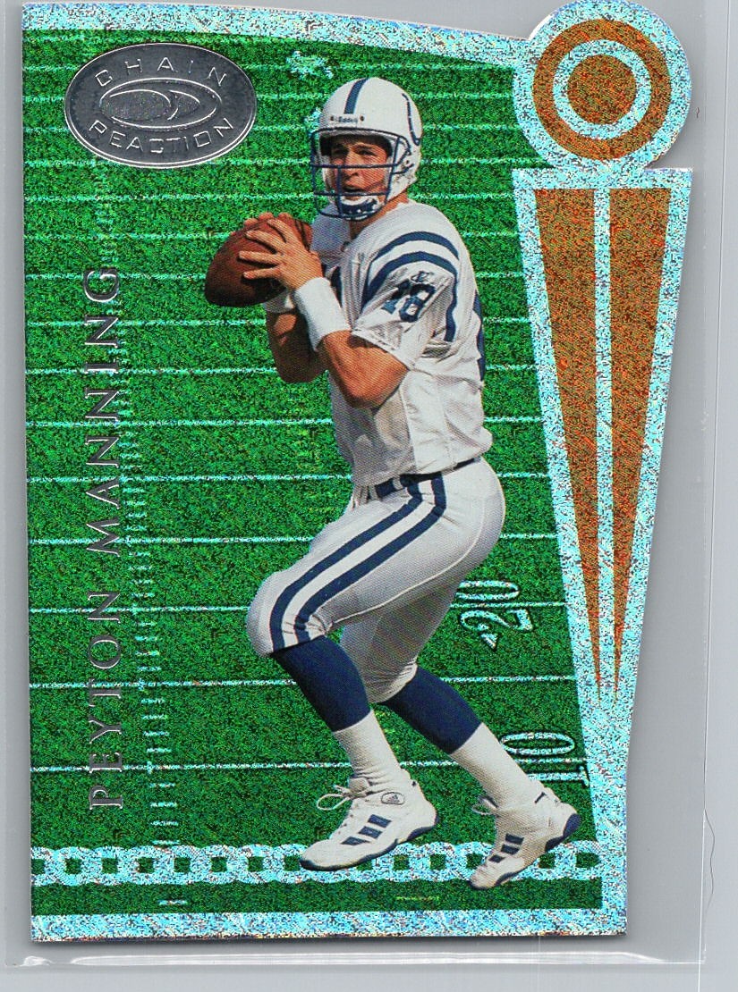 1999 Donruss Preferred QBC #10b Peyton Manning Chain Reaction #/5000
