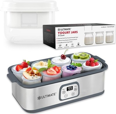 Ultimate Probiotic Yogurt Maker Bundle - Comes with the Ultimate Yogurt Strainer