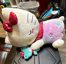 20  Hello Kitty Sleeping Plush w/ Mini Plush  BNWT  Pastel Stars  Sanrio