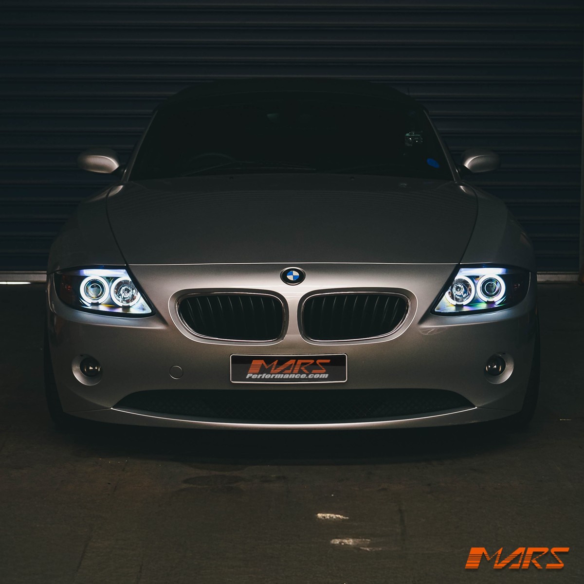 Black CCFL Angel-Eyes Projector Head lights for BMW Z4 E85 E86