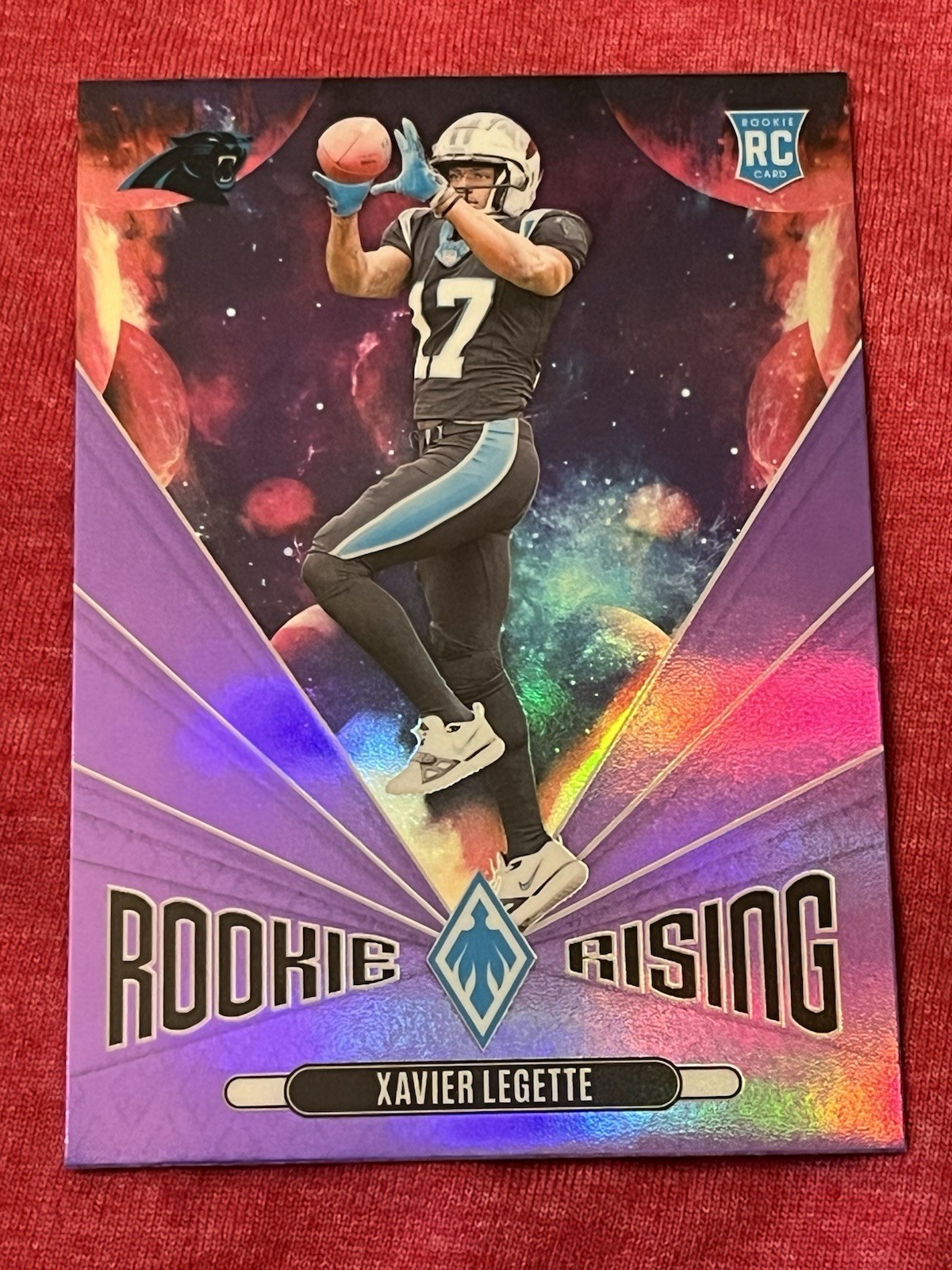 2024 Panini PHOENIX - Purple Rookie Rising Xavier Legette #RR-LXE (RC)
