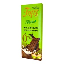 TOPS Chocolate Bars - ZERO ADDED SUGAR with STEVIA - 5 Flavours - 60g