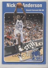 1998-99 Orlando Magic Team Issue Singles Nick Anderson x1r