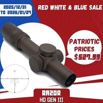 EvolutionGear Razor HD Gen III 1-10x24 FFP LPVO Scope Hold 5.56/7.62 | USA STOCK