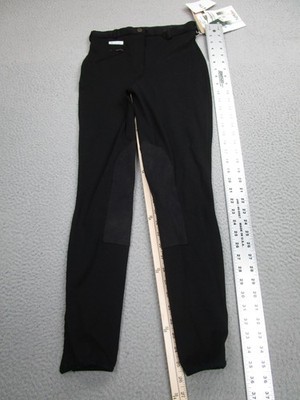 TuffRider Pants Womens 26 Black Sprint Aerocool Knee Patch Riding Breeches