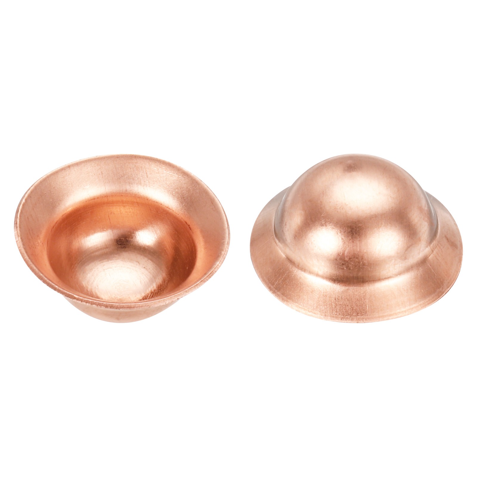 20Pcs Copper End Cap Pipe Fitting Plug Connection Gasket Fit for 1/2" Flare Nuts