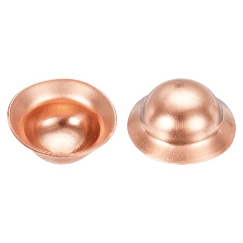 20Pcs Copper End Cap Pipe Fitting Plug Connection Gasket Fit for 1/2" Flare Nuts
