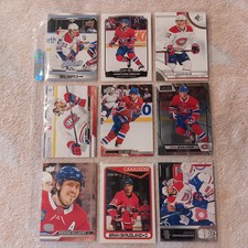 NHL Hockey Montreal Canadiens Lot Of (9) Cards Bulk Page Base Set Players Stars