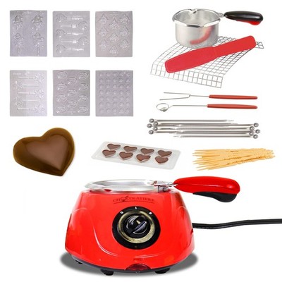 Total Chef Single Pot Chocolate Melter - Electric Candy Melting Hot Fondue Pot W