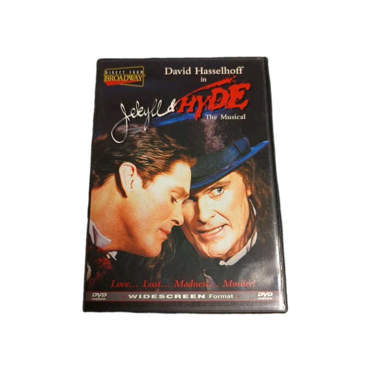DAVID HASSELHOFF JEKYLL & HYDE THE MUSICAL DVD BROADWAY- RARE