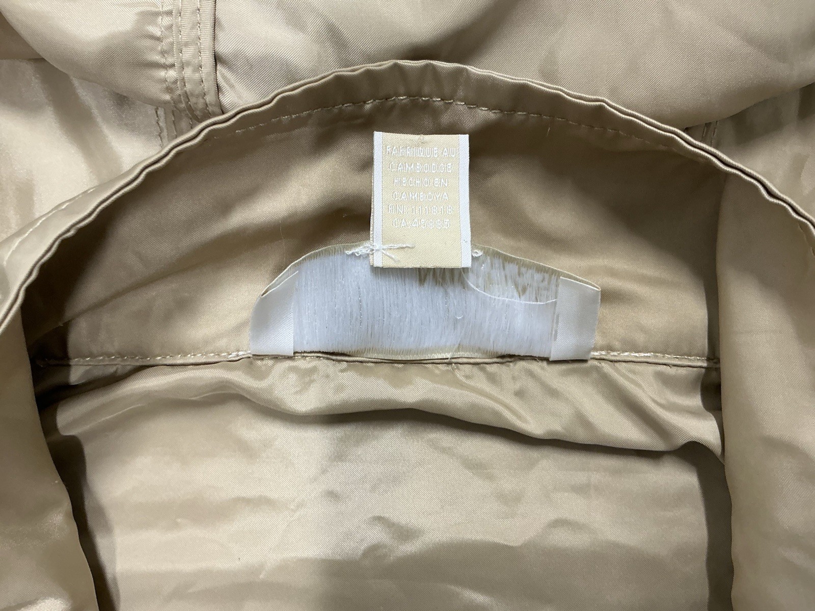 Michael Kors khaki basic hooded spring jacket/win… - image 3