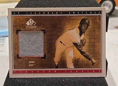 2002 SP Legendary Cuts SP Legendary Swatches Fergie Jenkins #S-FJe HOF
