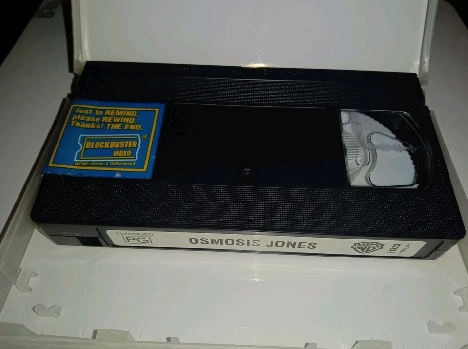 Osmosis Jones (VHS, 2001) Warner Bros Animation Rare Video Tape Big Box Tape VG - Image 2 of 4