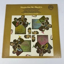 David Willcocks - Music for St. Mark's LP Record 1974 Seraphim Classical 33RPM