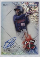 2021 Bowman Sterling Prospect Speckle Refractor 32/99 Yunior Severino Auto 5l1