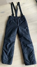 Schneehose Skihose Kinder Mädchen Junge 134 Schwarz - TOP