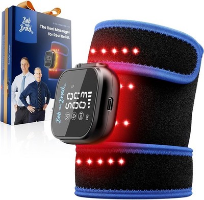 Bob and Brad TheraHeat Red Light Wrist Wrap Cordless Heating Pad Vibration Gifts