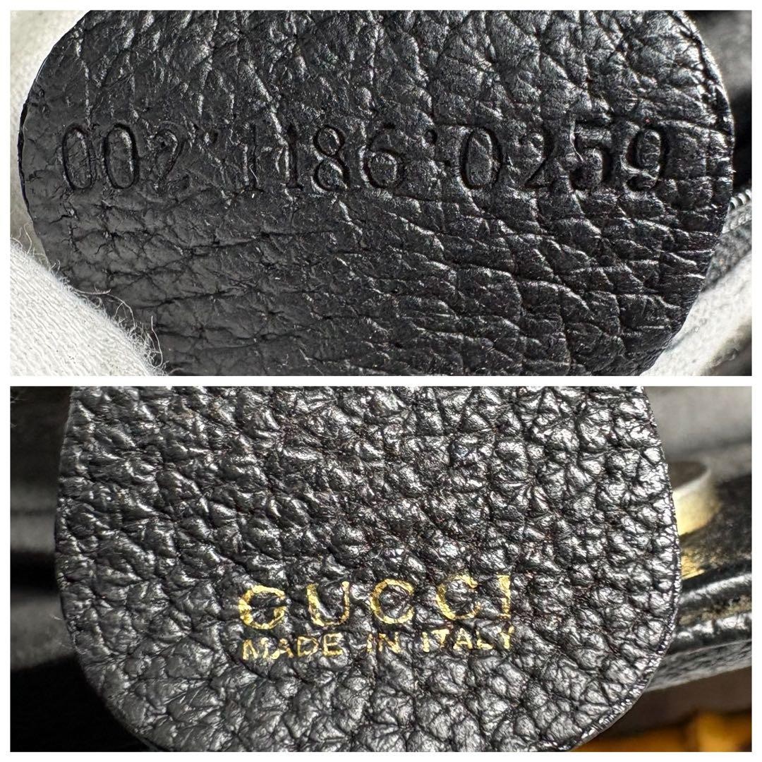 GUCCI Diana Bamboo Tote Hand Bag Magnetic Leather Suede Black Vinatge From Japan thumbnail 15