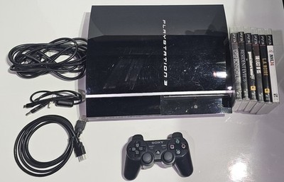 Sony PlayStation 3 PS3 Fat Console CECHK01 Restored W/ Upgraded HDD 320GB Bundle